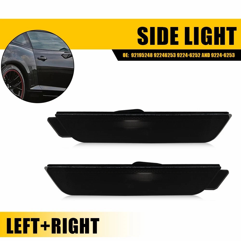 Rear Bumper Side Marker Lights for Chevy Camaro (2010–2015)