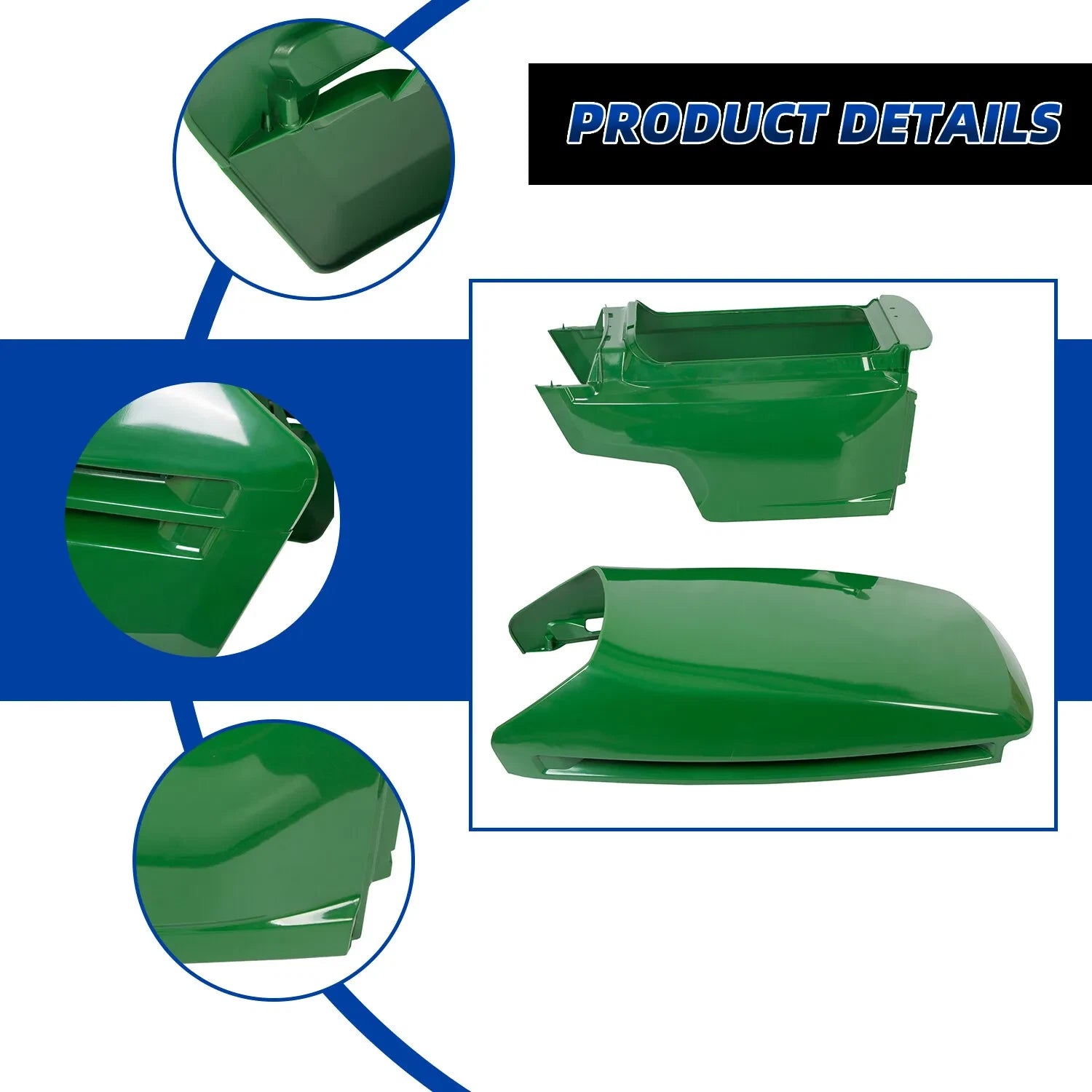 Lower Upper Hood Kit for John Deere LX277 LX279 LX280 LX288 LX289 (#AM132688)
