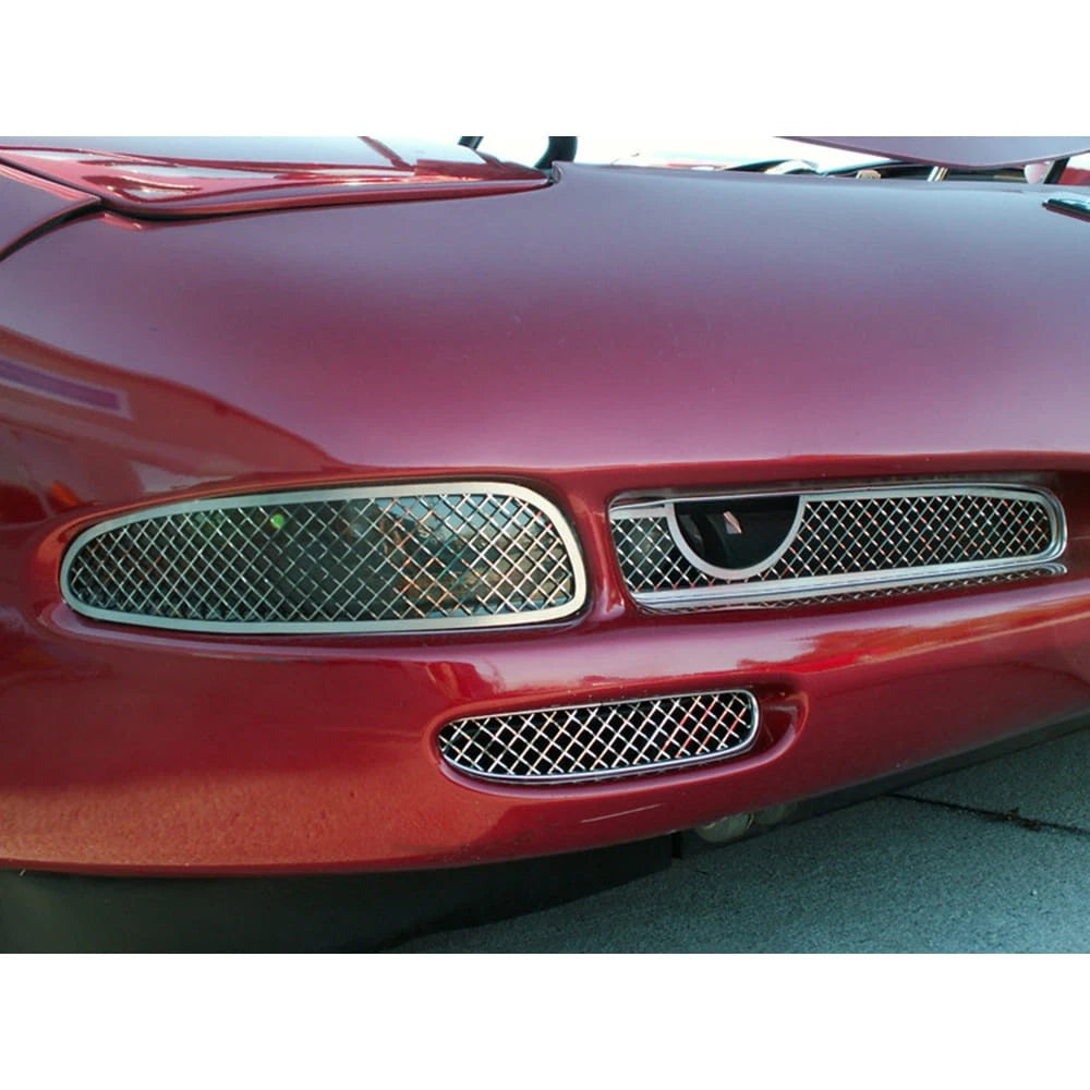 Polished Stainless Front Side Marker Grille for 1997-2004 Chevy Corvette