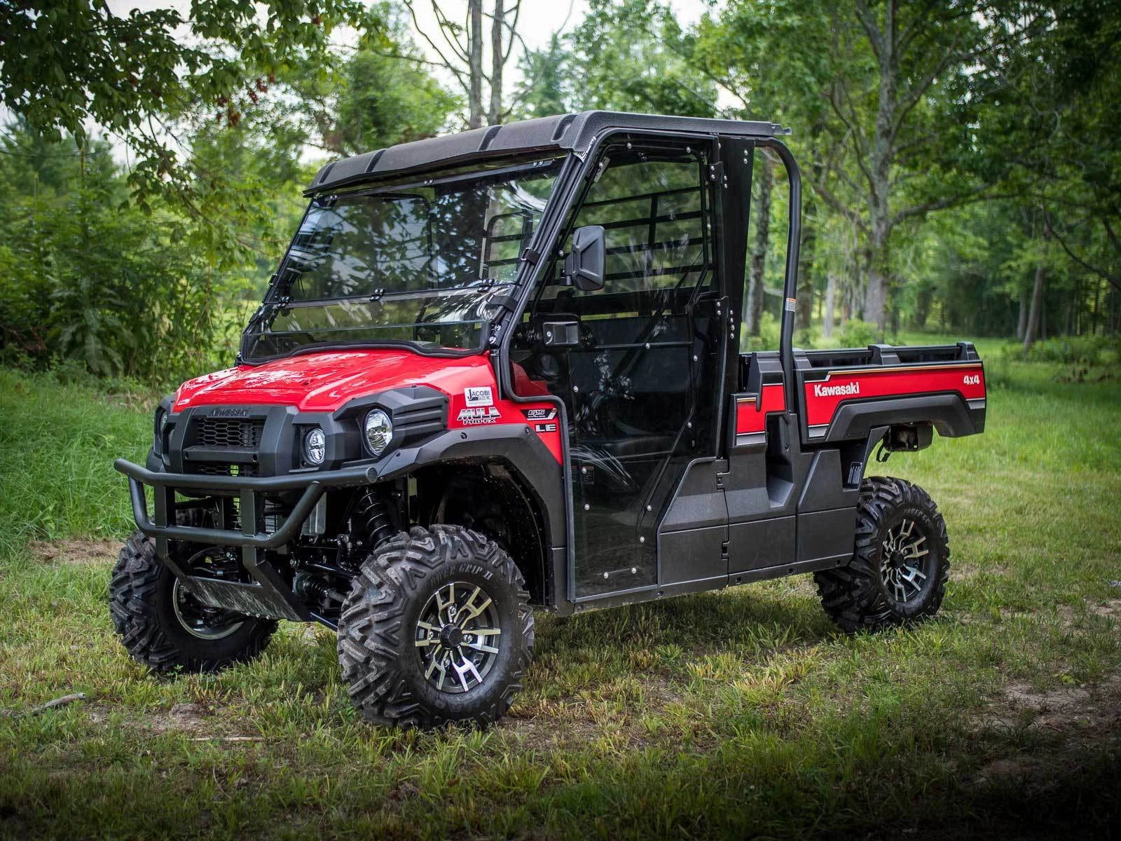 Heavy Duty Full Cab Enclosure Doors for Kawasaki Mule Pro FX/DX (2015–2023)