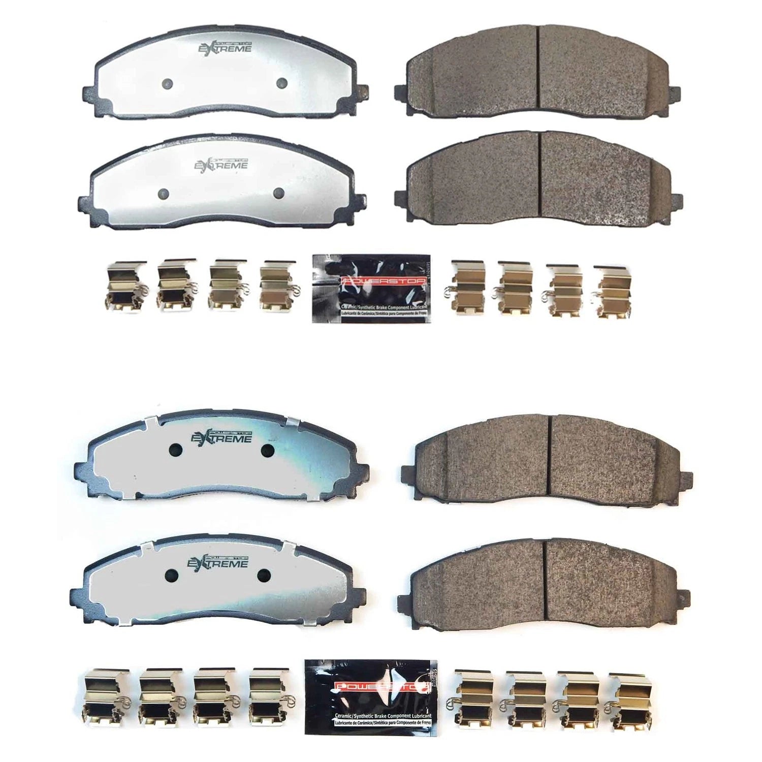PowerStop Z36 Carbon-Fiber Brake Pads Kit for Ford F-250 Super Duty (2017–2022)