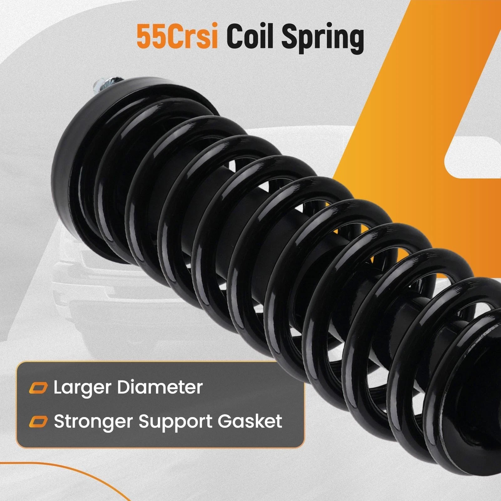 4PCS Complete Shocks Struts Coil Spring Assembly for Honda Civic (1992–1995)