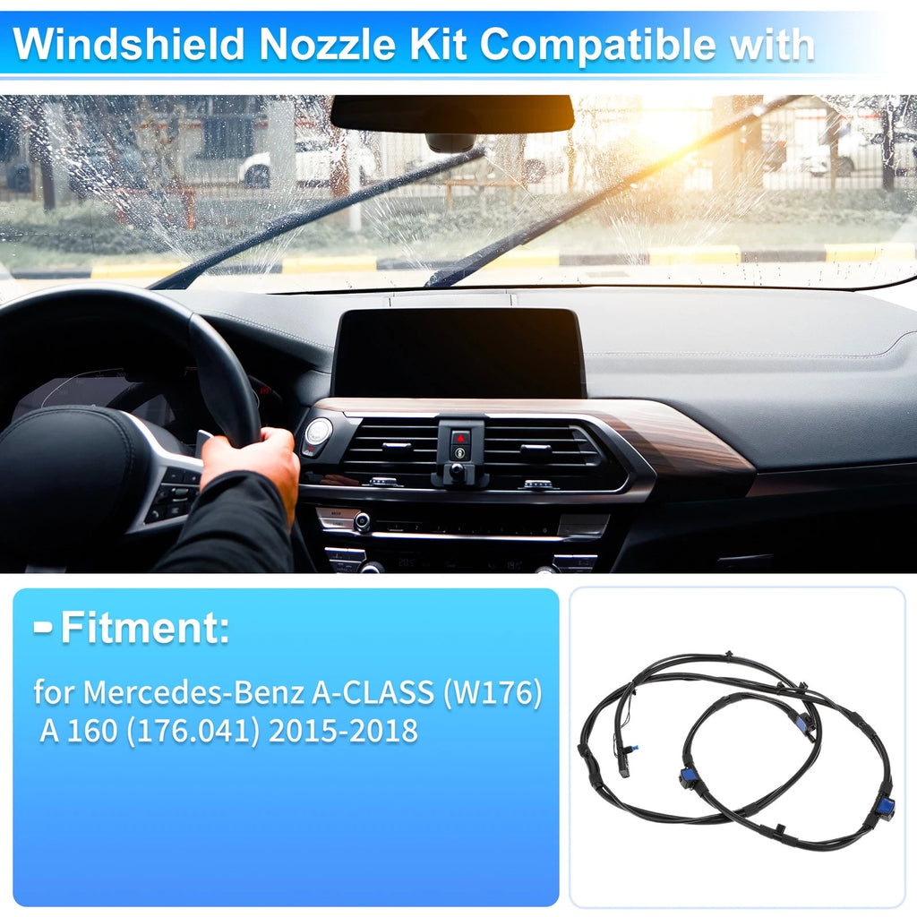 Windshield Washer Nozzle Kit for Mercedes-Benz A-Class (W176) A 15SKV281