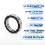 6908DDU Deep Groove Ball Bearing for Scooter Skateboard Wheel (40x62x12mm)