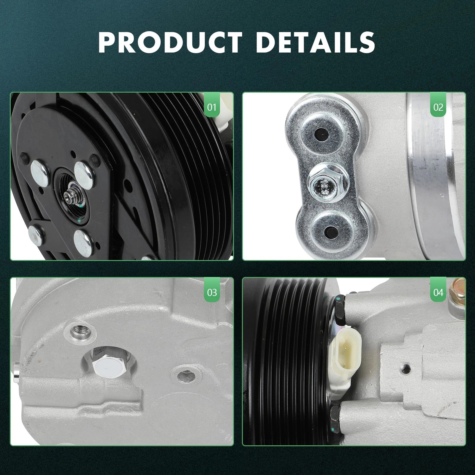 A/C Compressor for Chevrolet Optra, Suzuki Reno, Forenza (2004–2008)