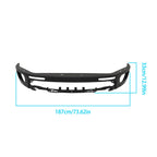 Paintable Steel Front Bumper for Ford Ranger (2019-2023) with Sensor Holes