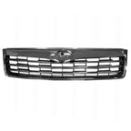 Front Grille Replacement Gray Chrome Plastic for 2009-2010 Subaru Forester