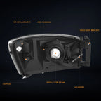 Clear Lens Fog Lights for GMC Sierra 1500 (2014–2015)