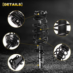2X Front Struts for Chrysler Town & Country, Dodge Grand Caravan