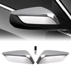 Set of 2 Chrome Mirror Covers for Chevrolet Malibu (2016–2024) w/ Tape & Glue