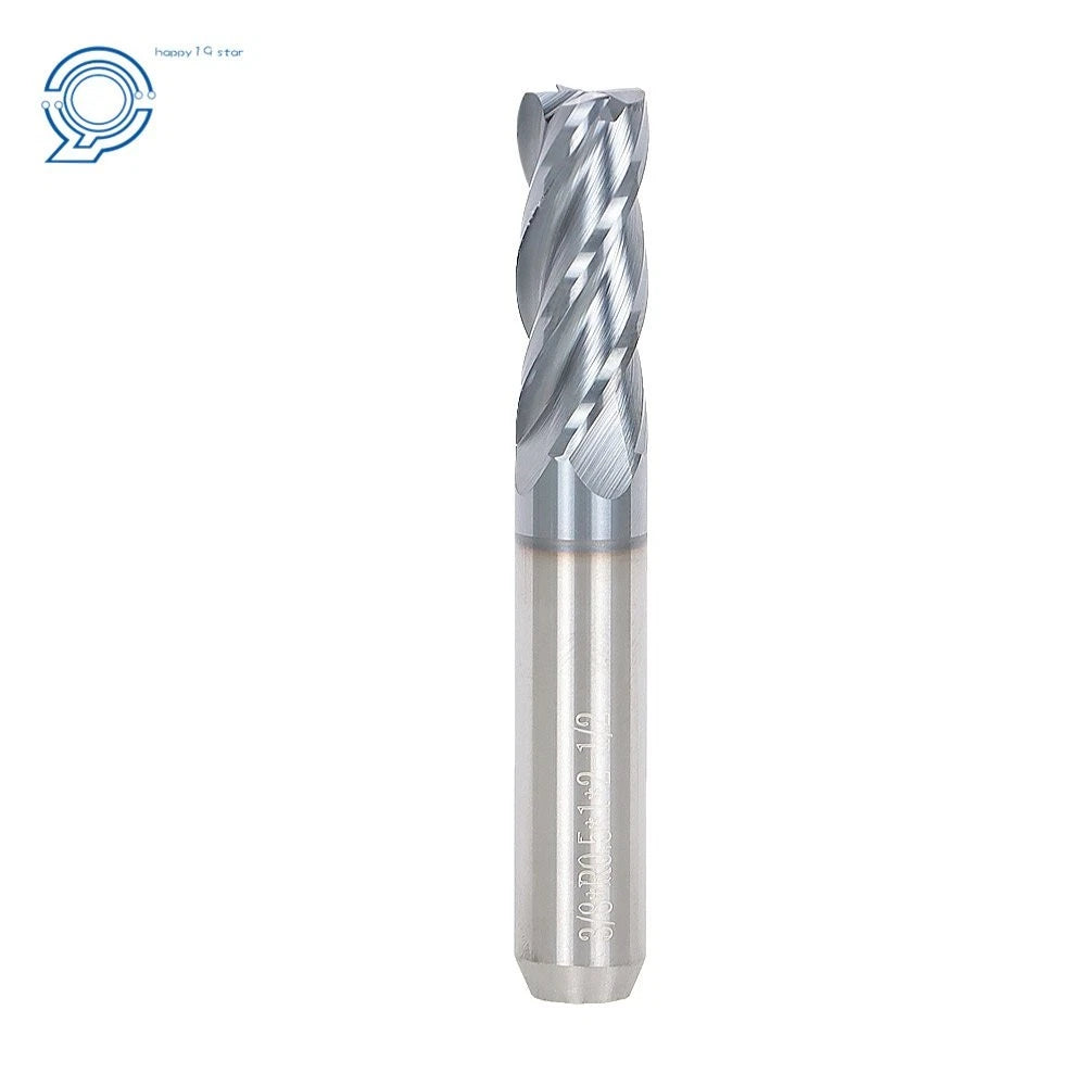 3/8" 4 Flute Carbide End Milling Cutter (2-1/2" Overall Length)
