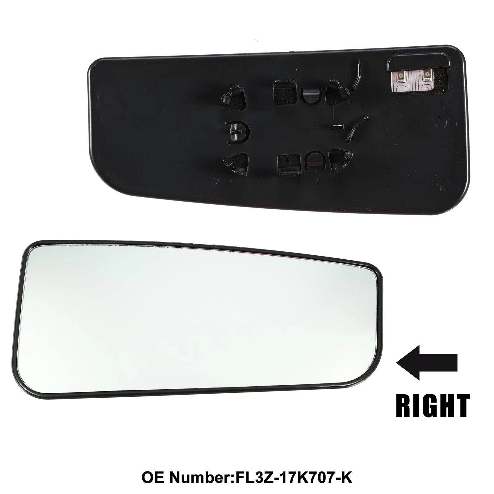 Right Towing Mirror Glass Lower for Ford F-150 F-250 F-350 F-450 F-550 