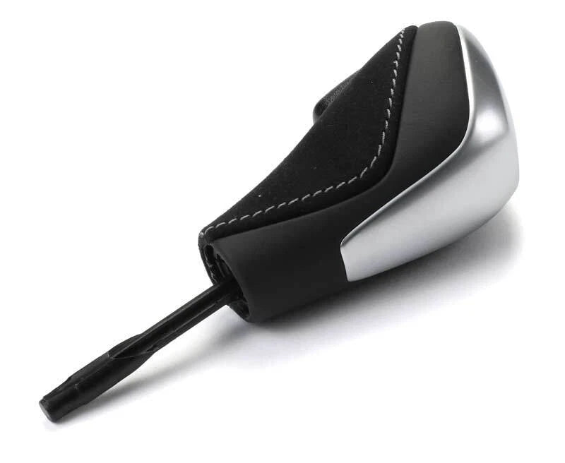 Genuine OEM Auto Trans Shift Knob for BMW (Black Leather, Aluminum, Alcantara)