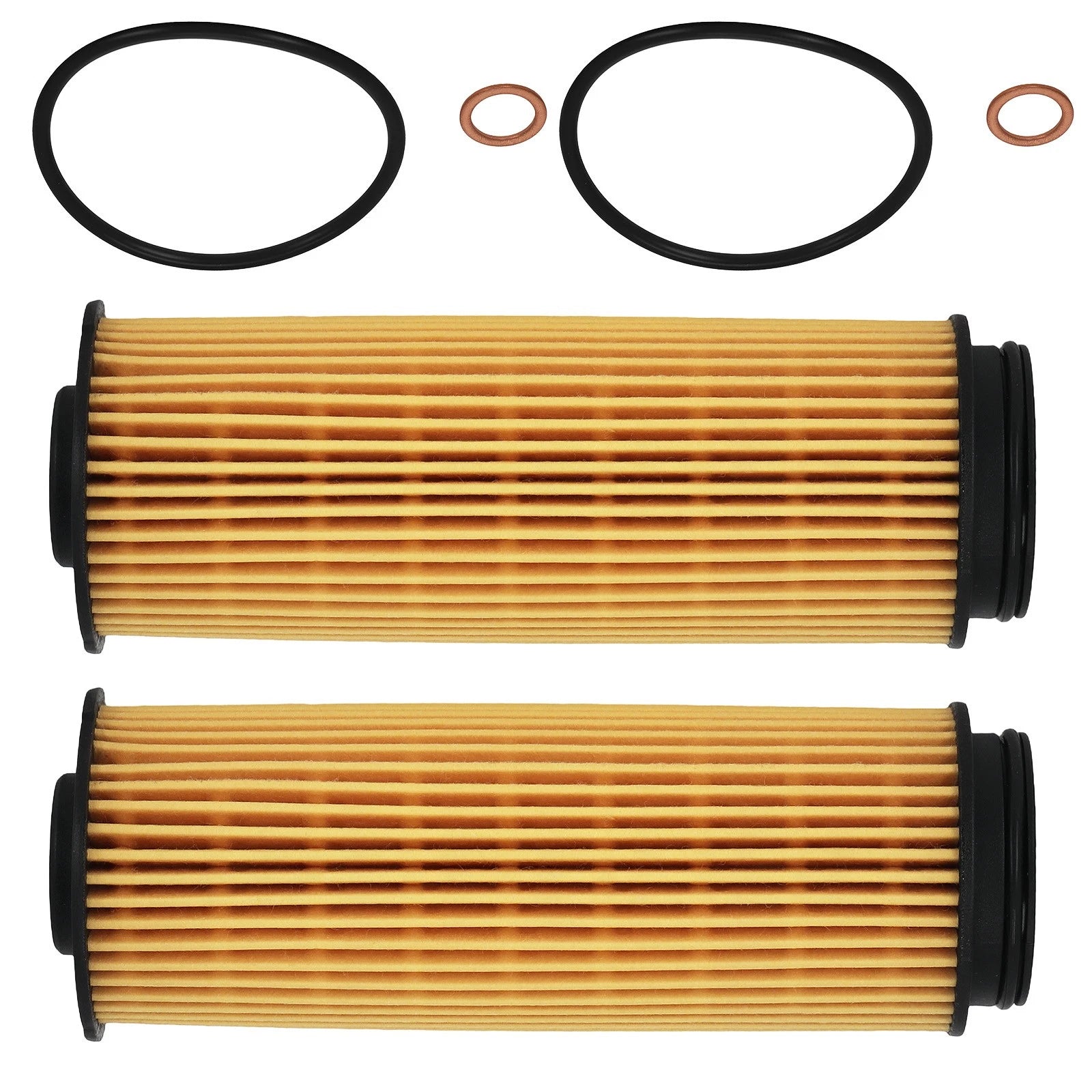2X Oil Filters for BMW X3 X4 X5 X7 Z4 M340i M440i 340i 440i 540i 740i (3.0L L6)