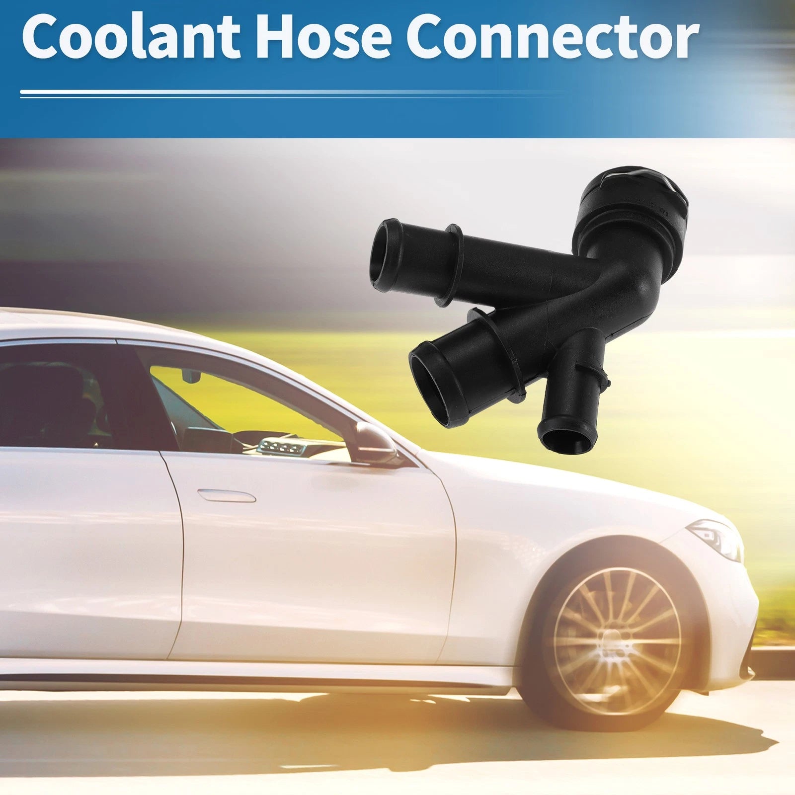 Engine Coolant Hose Connector for Volkswagen Golf (2013–2017) No. 5Q0122291BF