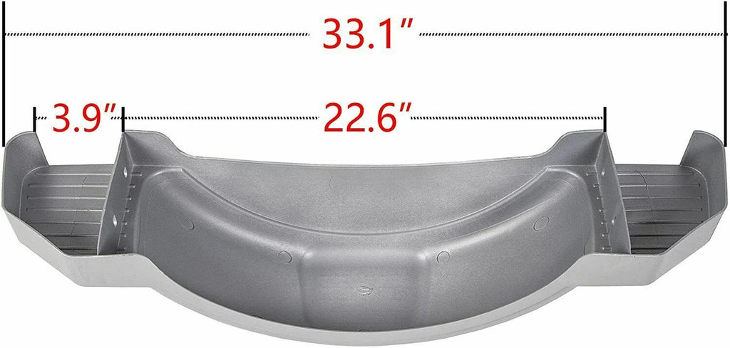 Set of 2 Trailer Fenders with Steps for 12" Wheels