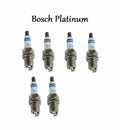 Set of 6 Spark Plugs Bosch Platinum 6702 for Dodge Mazda Mercedes Toyota WV