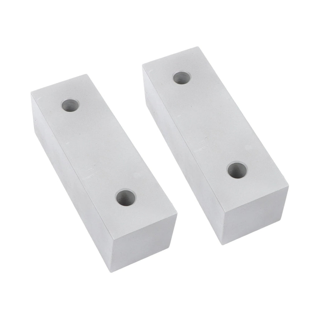Set of 2 Reversible Soft Vise Jaws for 6" Vises (Aluminum)