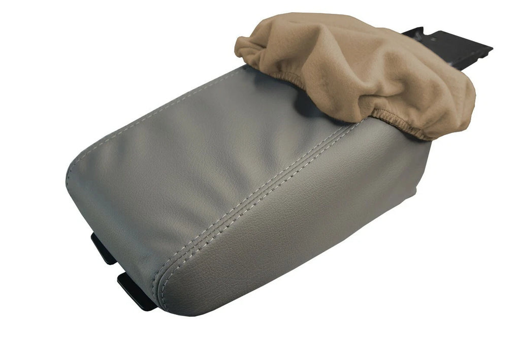 Fleece Console Lid Armrest Cover for Nissan Altima (2005–2006) Beige