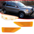 Set of 2 Amber Lens Front Side Marker Lights for Honda Element (2009–2011)