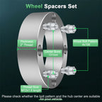 2X 2" Wheel Spacers for Polaris Ranger RZR (2013–2014)