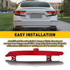 Rear Left Bumper Reflector Side Marker Light Cover for Honda Accord (2018–2022)