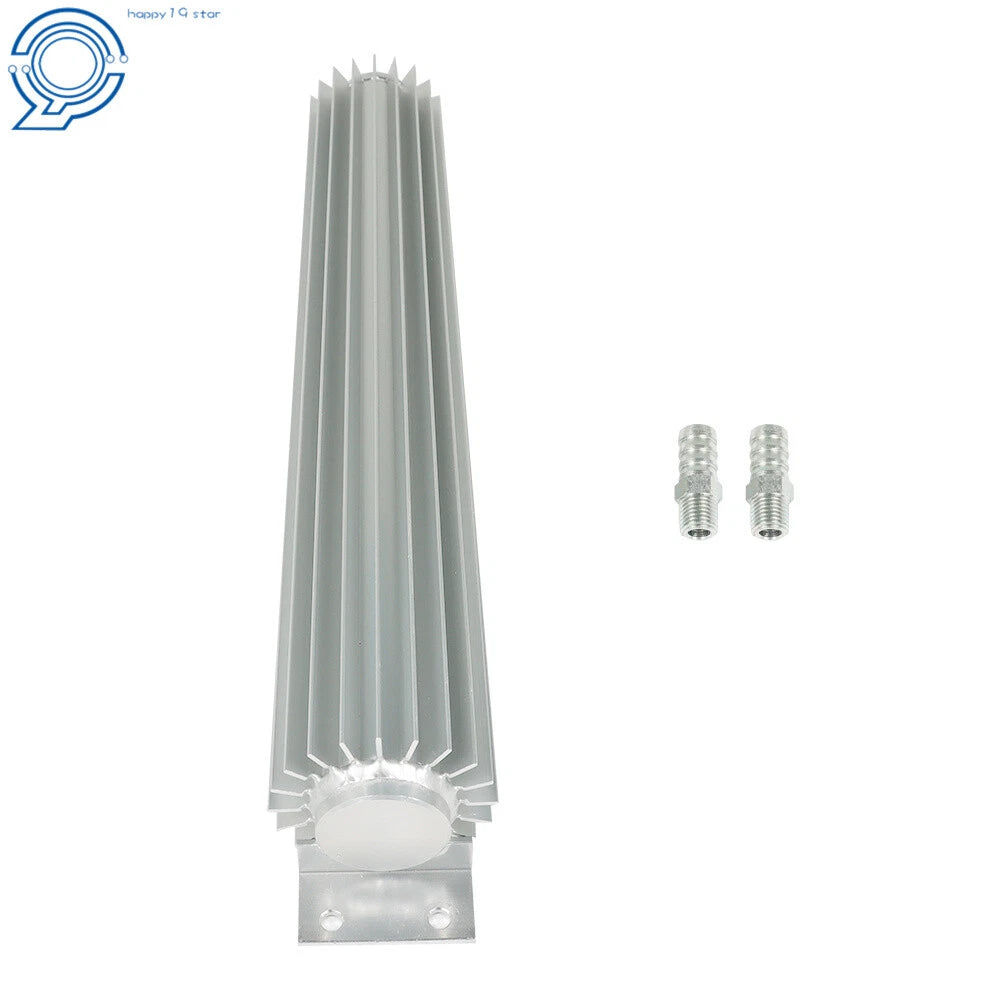 18" Dual Pass Aluminum Finned Transmission Oil Cooler Universal