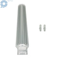 18" Dual Pass Aluminum Finned Transmission Oil Cooler Universal