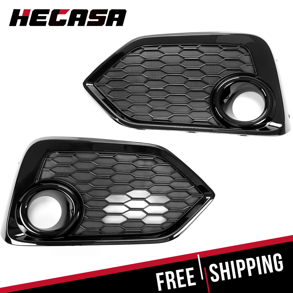 Set of 2 Fog Light Lamp Covers for Honda Civic Hatchback (2017-2019)