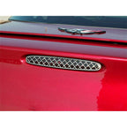Polished Stainless Steel Laser Mesh 5th Brake Light Trim for 1997-2004 Corvette