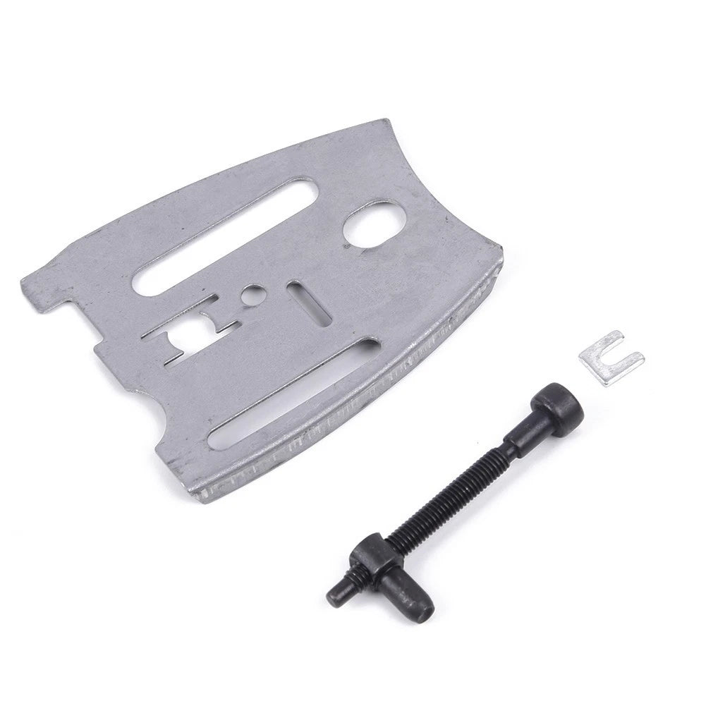 Chain Adjusting Screw Tensioner & Plate Set for Jonsered 625 630 670 2077