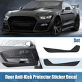 Set of 4 Car Door Anti Kick Protector Stickers for Ford Mustang (2015–2022) Black