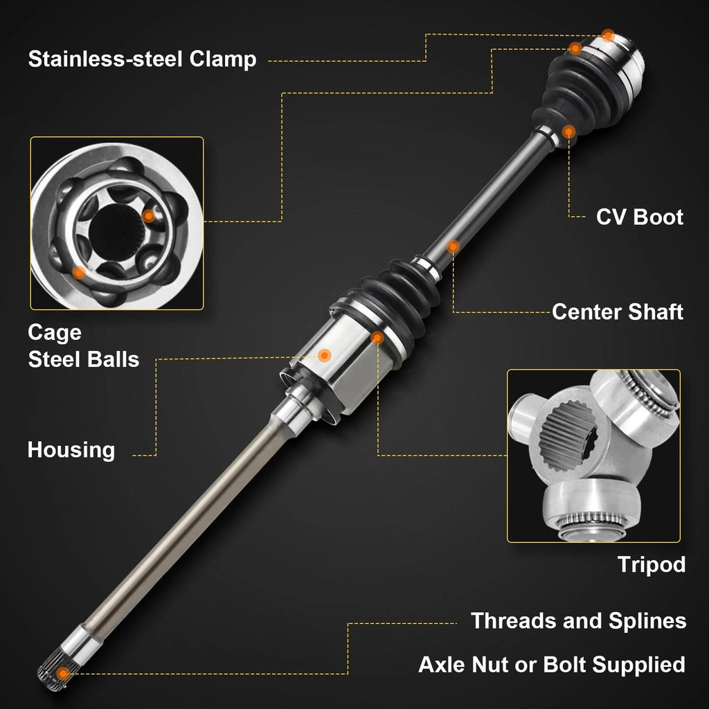 Front Right CV Axle Assembly for Nissan Altima Maxima (2002-2004)