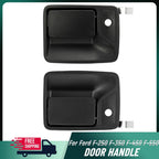 Textured Black Outer Door Handle Set for 1999–2016 Ford F-250 Super Duty