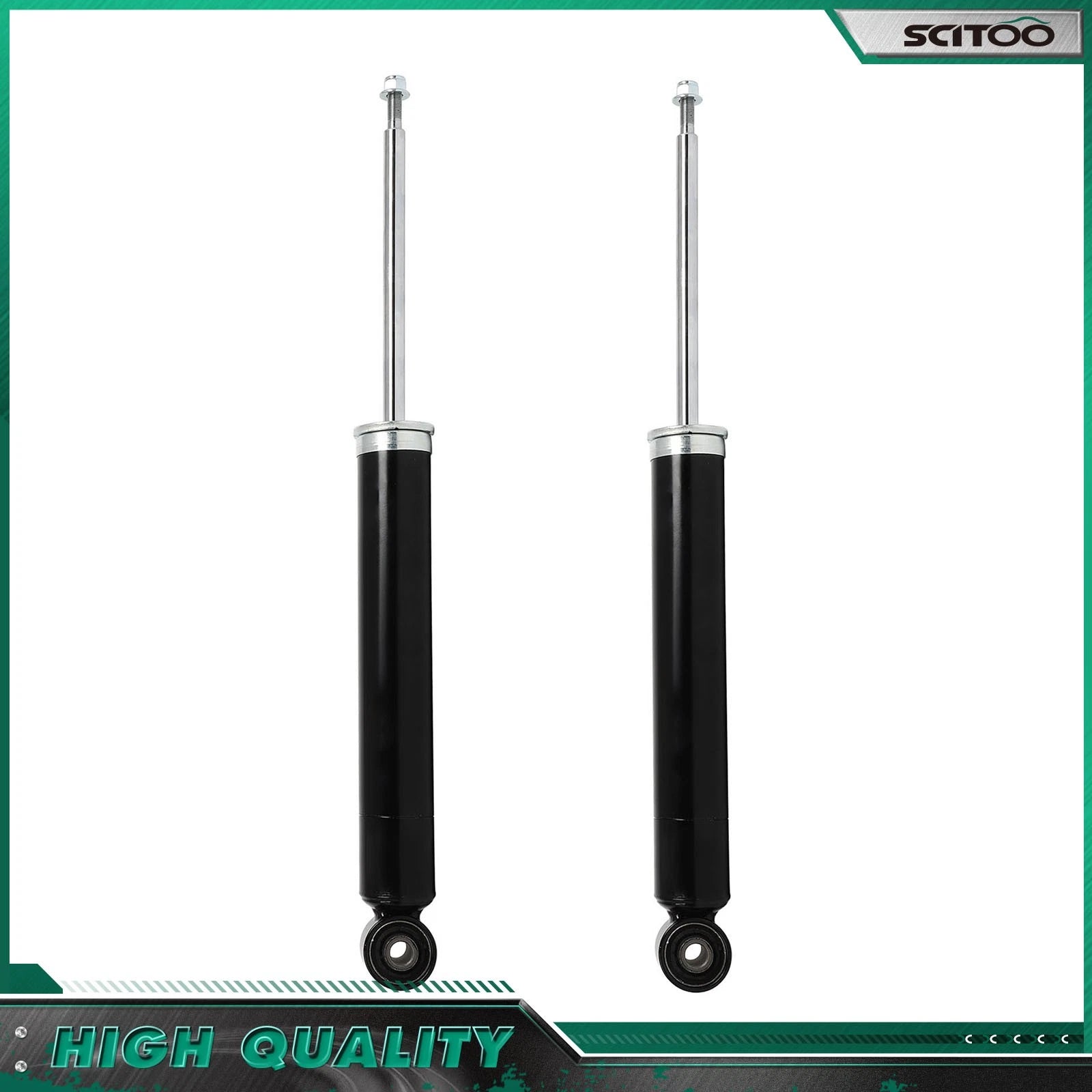 Pair Rear Shock Absorbers for Audi TT TTS TTRS MKII Quattro (2007–2015)