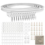 Ceiling Curtain Track for Flexible Installations (16.4Ft)
