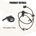 2 x Front Left Right ABS Sensors for Honda Odyssey (2011-2017)