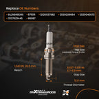 Platinum Spark Plug for BMW 640i xDrive Gran Coupe (2016–2019)