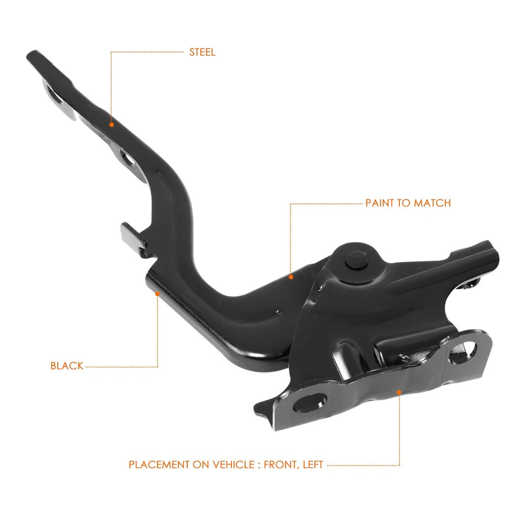 Left Driver Side Steel Engine Hood Hinge for Forte (2010–2013)