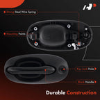 Front Left Black Exterior Door Handle w/Key Hole for Kia Sedona