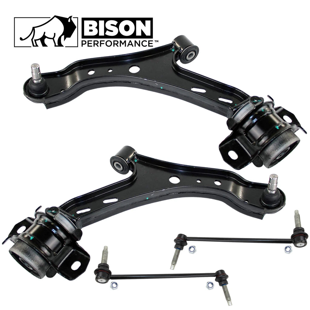 Set of 4 Front Lower Control Arm Sway Bar Links for Mustang (2005–2010)