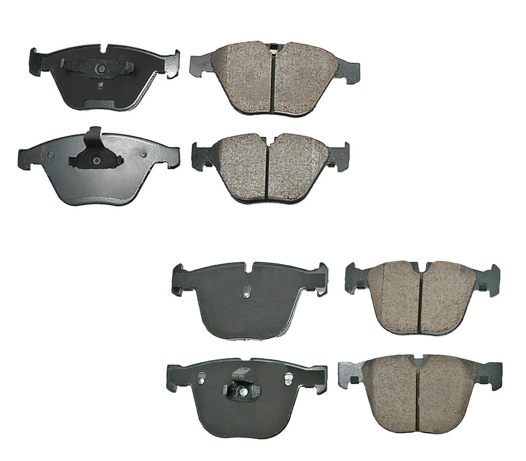 Akebono Euro Ceramic Brake Pad Kit for BMW E60 E63 E64 E65 E66 E92 M3 (2007–2013)