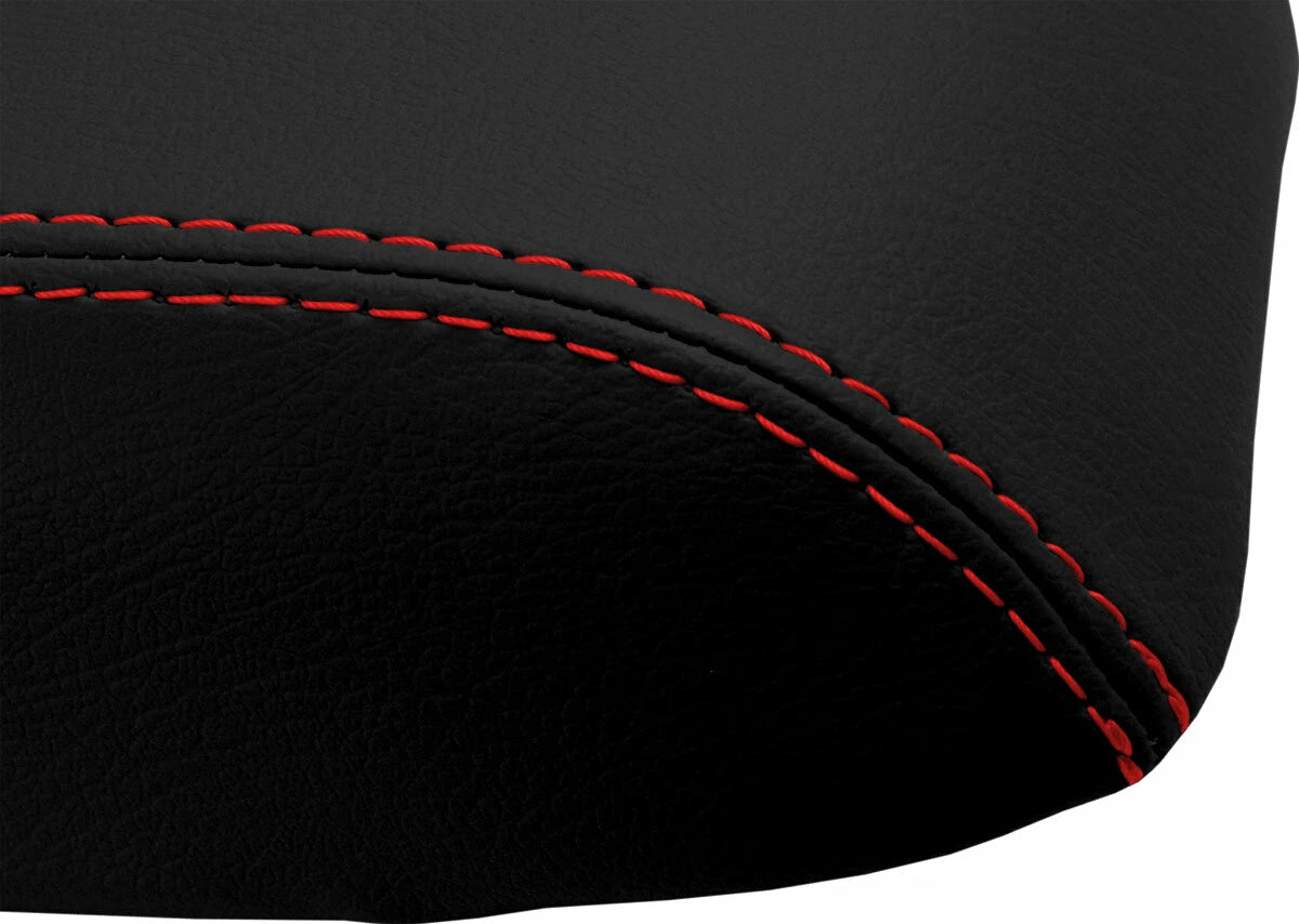 Leather Console Lid Armrest Cover for Dodge Neon (2000–2005) Red Stitch
