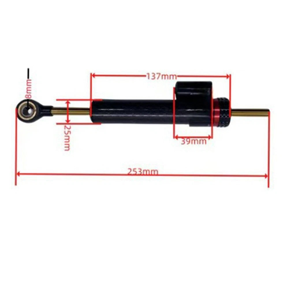 Steering Damper for Honda Kawasaki Motorcycle (Speed Sensitive)