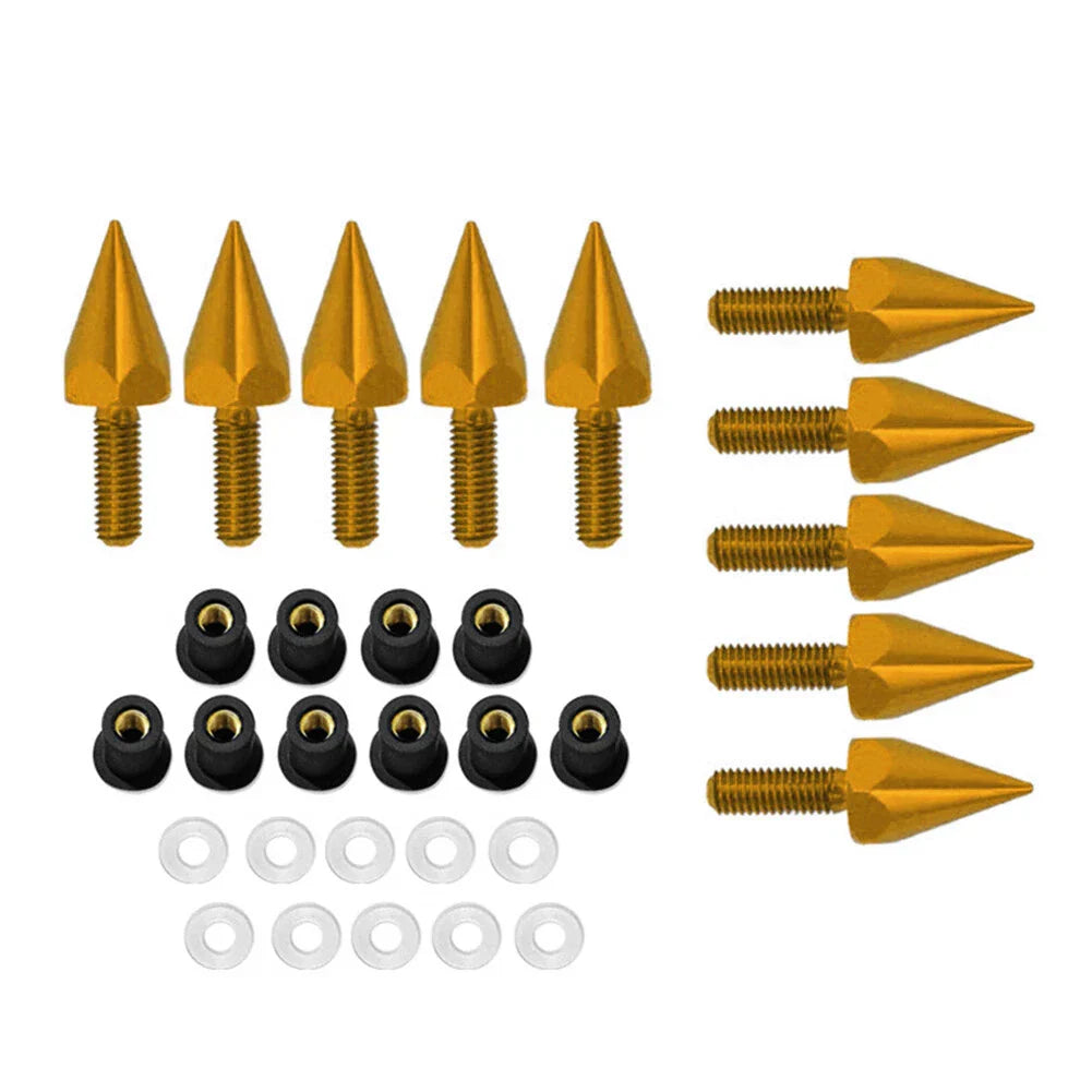 10 x Motorcycle Windshield Spike Bolts 5MM