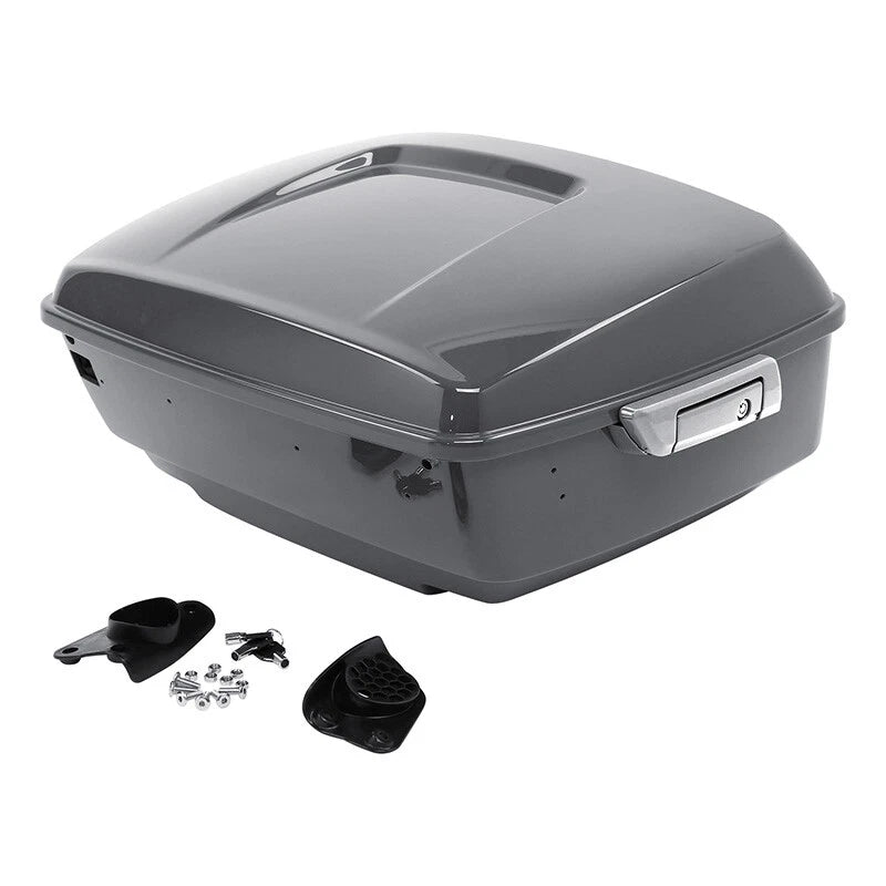 King Trunk for Harley Touring CVO Road Street Glide (2014–2026) Gunship Gray
