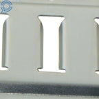 Set of 8 E Track Tie Down Rails for Truck (Zinc-Plated Galvanized Steel)