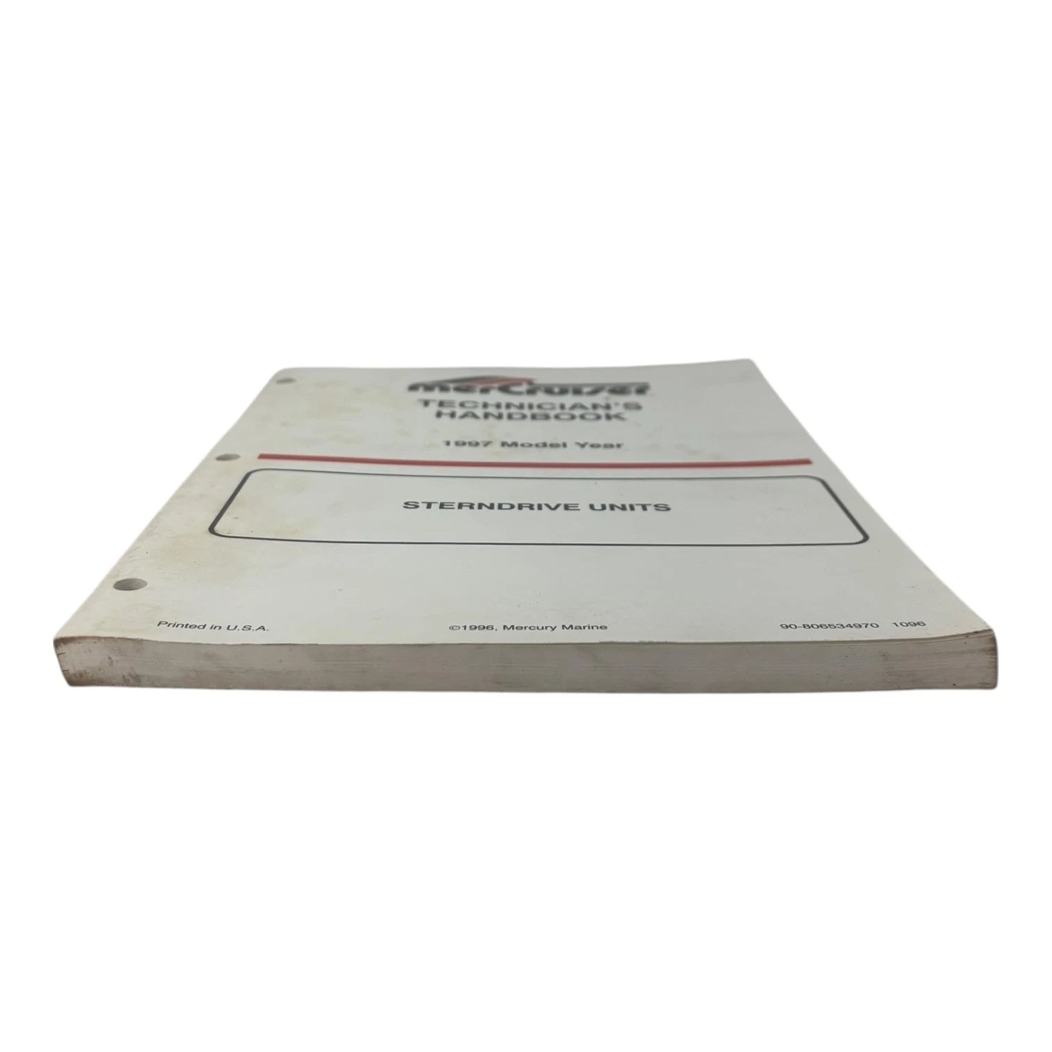 Technician's Handbook for MerCruiser Sterndrive Units (1997) 90-806534970