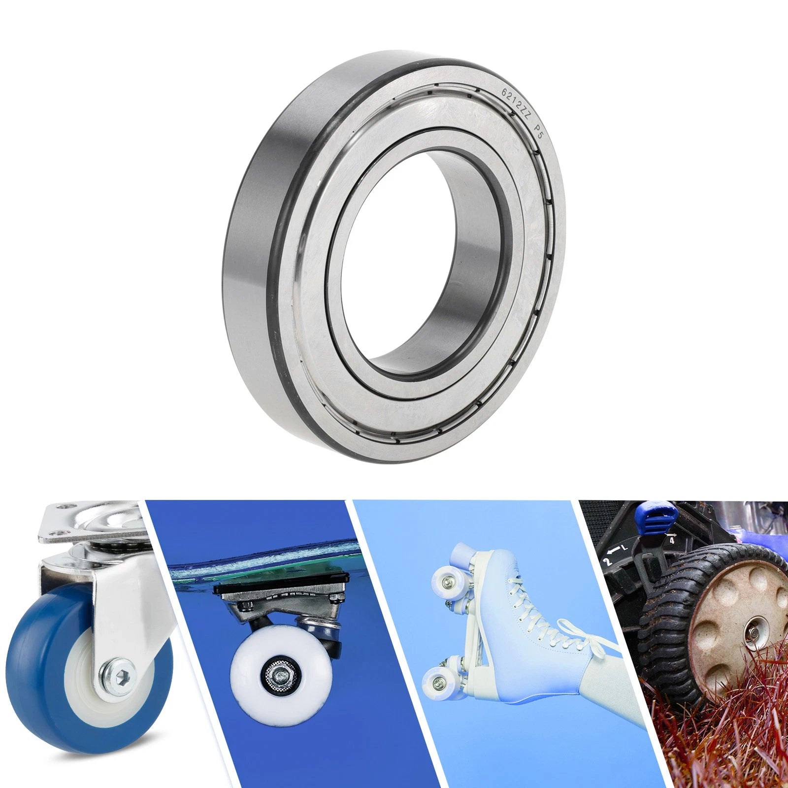 Deep Groove Ball Bearing 6212ZZ for Scooter Skateboard Wheel (P5)