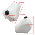3.2 Gal Fuel Tank for Kawasaki KLR 250 (1985–2005) - White